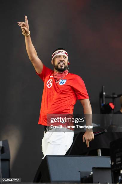 French Montana performs during Wireless Festival 2018 at Finsbury Park on July 7th, 2018 in London, England.