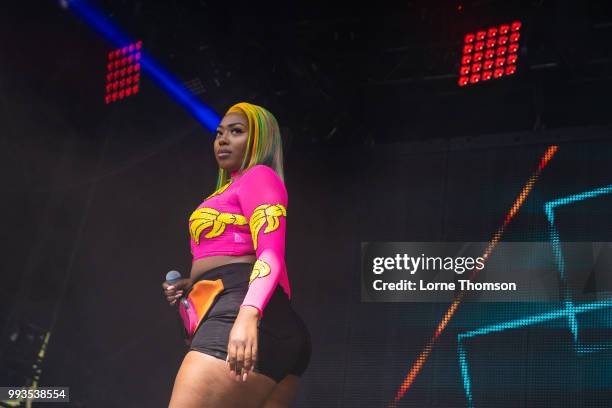 Ms Banks performs during Wireless Festival 2018 at Finsbury Park on July 7th, 2018 in London, England.