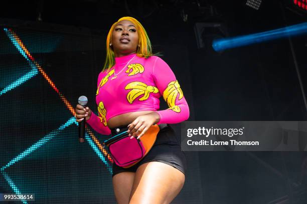 Ms Banks performs during Wireless Festival 2018 at Finsbury Park on July 7th, 2018 in London, England.