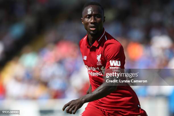 Naby Keita of Liverpool during the Pre-season friendly between Chester FC and Liverpool on July 7, 2018 in Chester, United Kingdom.