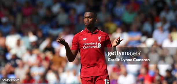 Daniel Sturridge of Liverpool during the Pre-season friendly between Chester FC and Liverpool on July 7, 2018 in Chester, United Kingdom.