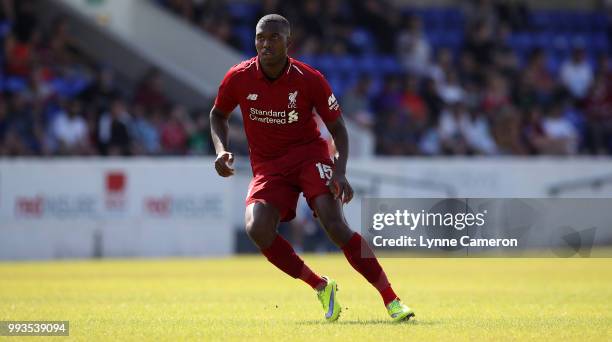 Daniel Sturridge of Liverpool during the Pre-season friendly between Chester FC and Liverpool on July 7, 2018 in Chester, United Kingdom.