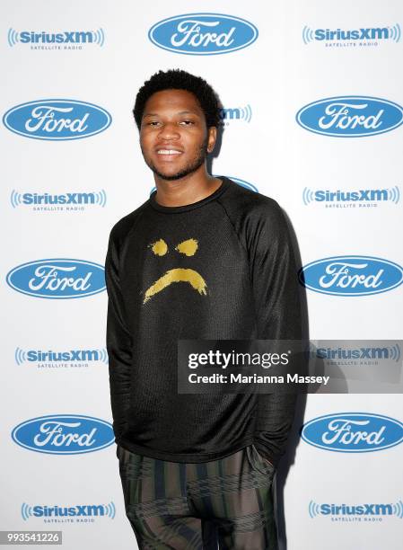 Gallant poses for a photo during SiriusXM's Heart & Soul Channel Broadcasts from Essence Festival on July 7, 2018 in New Orleans, Louisiana.