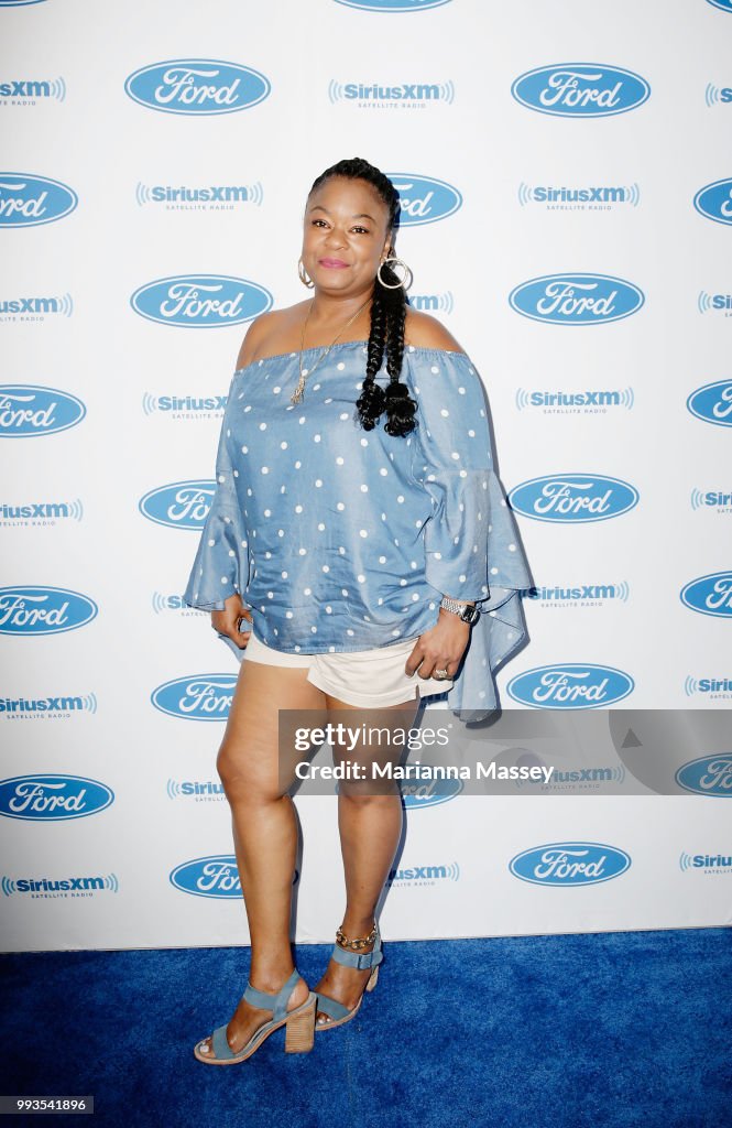 Roxanne Roxanne Rapper Rapper Roxanne Shante poses for a photo during SiriusXM's Heart ...