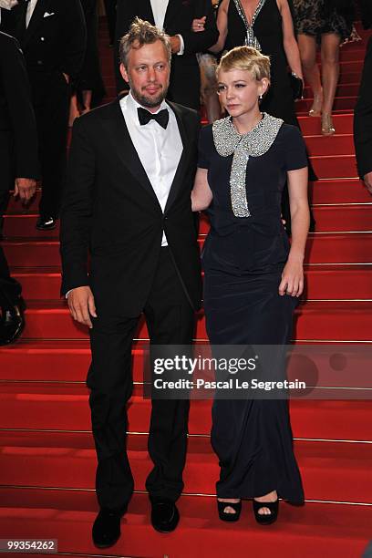 Guest and Carey Mulligan attends the "Wall Street: Money Never Sleeps" Premiere at the Palais des Festivals during the 63rd Annual Cannes Film...