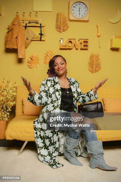 Simone Smith at the 2018 Essence Music Festival Getty Portrait Studio on July 7, 2018 in New Orleans, Louisiana.