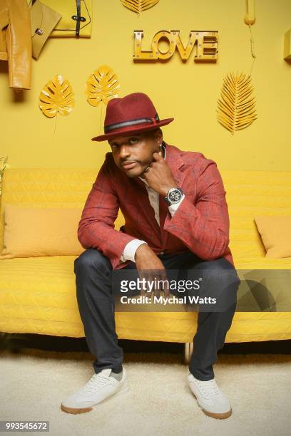 Larenz Tate at the 2018 Essence Music Festival Getty Portrait Studio on July 7, 2018 in New Orleans, Louisiana.
