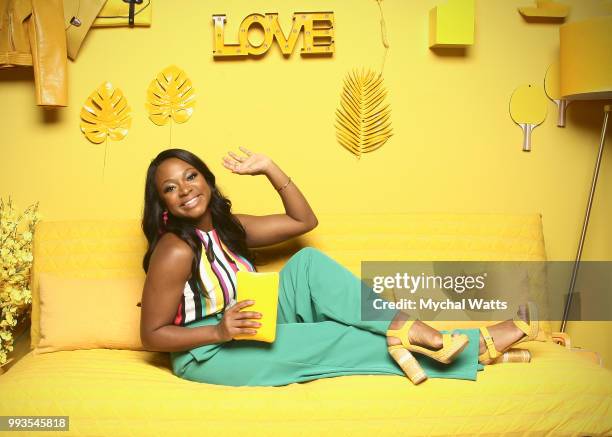 Naturi Naughton at the 2018 Essence Music Festival Getty Portrait Studio on July 7, 2018 in New Orleans, Louisiana.