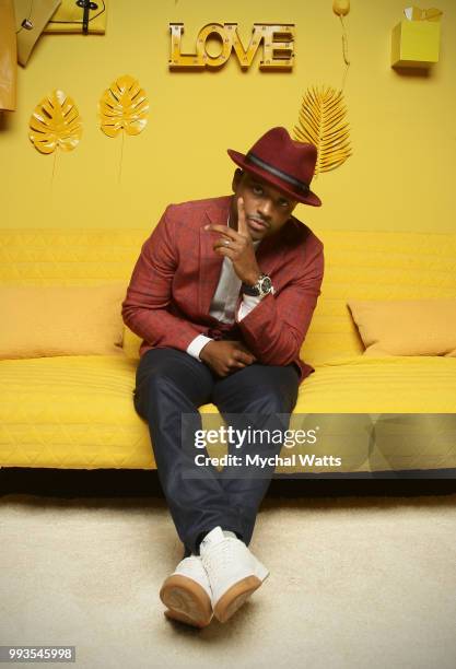 Larenz Tate at the 2018 Essence Music Festival Getty Portrait Studio on July 7, 2018 in New Orleans, Louisiana.