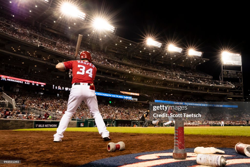 Miami Marlins v Washington Nationals