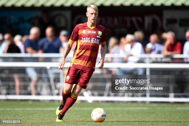 Lex Immers of ADO Den Haag during the match between Scheveningen v ADO Den Haag at the Sportpark Houtrust on July 7, 2018 in Scheveningen Netherlands