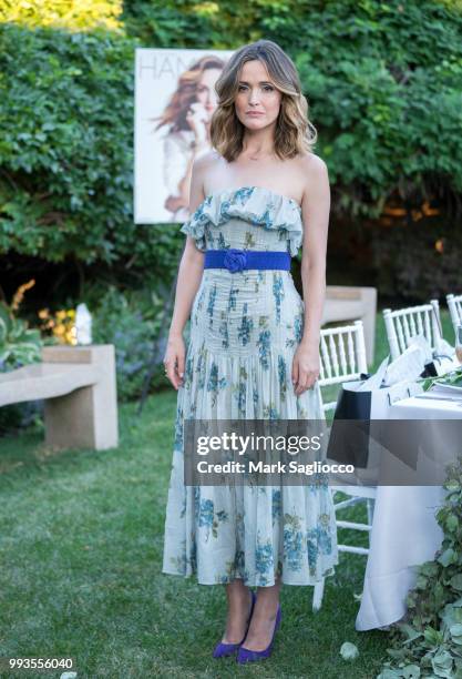 Actress Rose Byrne attends the Hamptons Magazine Cover Star Rose Byrne Celebration Presented By Lalique Along With Maddox Gallery at Southampton...