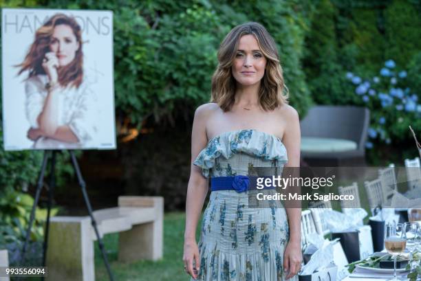 Actress Rose Byrne attends the Hamptons Magazine Cover Star Rose Byrne Celebration Presented By Lalique Along With Maddox Gallery at Southampton...