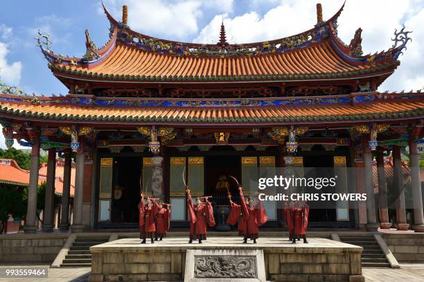 Confucian Ritual Temple Of Confucius Taipei Photos and Premium High Res Pictures - Getty ...