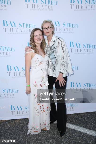 Tracy Mitchell and Jane Lynch attend the 27th Annual Bay Street Theater Summer Gala at The Long Wharf on July 7, 2018 in Sag Harbor, New York.