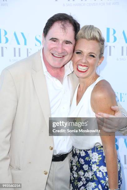 Richard Kind and Sarah Bowden attend the 27th Annual Bay Street Theater Summer Gala at The Long Wharf on July 7, 2018 in Sag Harbor, New York.