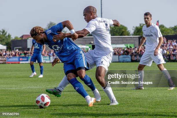 Tonny Vilhena of Feyenoord during the Club Friendly match between Zeeuws Elftal v Feyenoord at the Sportpark De Veerse Poort on July 7, 2018 in...