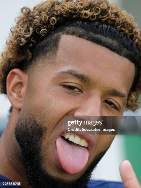 Tonny Vilhena of Feyenoord during the Club Friendly match between Zeeuws Elftal v Feyenoord at the Sportpark De Veerse Poort on July 7, 2018 in...