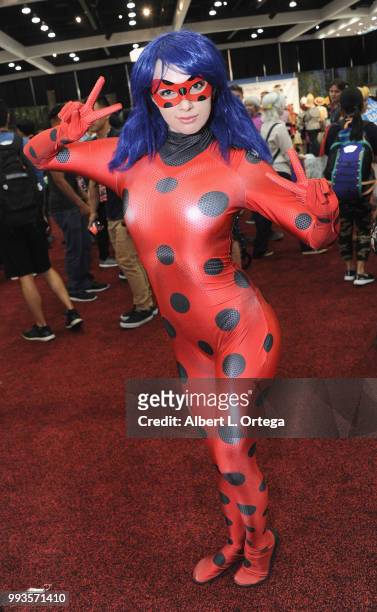 Cosplayer Darth Lexii attends day 3 of Anime Expo 2018 held at Los Angeles Convention Center on July 7, 2018 in Los Angeles, California.