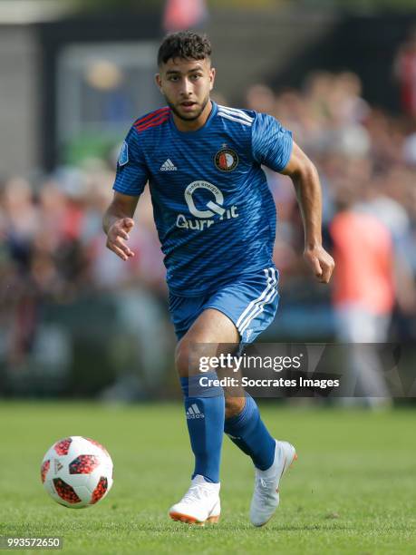 Achraf El Bouchataoui of Feyenoord during the Club Friendly match between Zeeuws Elftal v Feyenoord at the Sportpark De Veerse Poort on July 7, 2018...