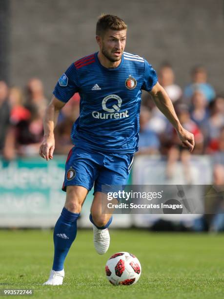 Jan Arie van der Heijden of Feyenoord during the Club Friendly match between Zeeuws Elftal v Feyenoord at the Sportpark De Veerse Poort on July 7,...