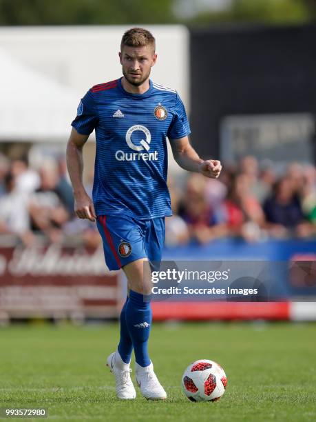 Jan Arie van der Heijden of Feyenoord during the Club Friendly match between Zeeuws Elftal v Feyenoord at the Sportpark De Veerse Poort on July 7,...