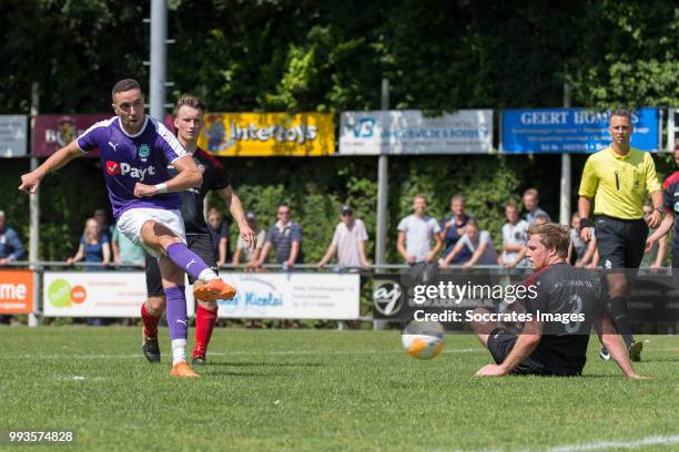 Mimoun Mahi of FC Groningen, during the Club Friendly match between v.v. 't Fean '58 v FC Groningen at the Sportpark It Ketting on July 7, 2018 in...