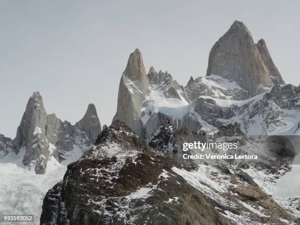 mount fitz roy i - veronica winter stock pictures, royalty-free photos & images