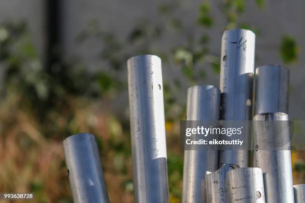 many pipes are left at the construction site - egyptian military stock pictures, royalty-free photos & images
