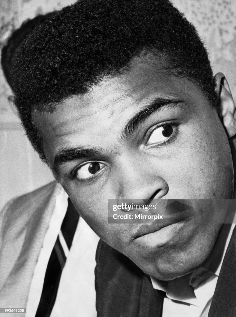 Cassius Clay in Glasgow 1965