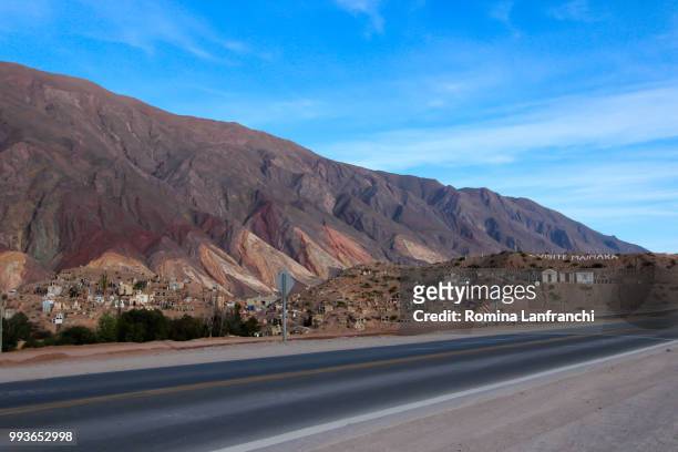 paleta del pintor", jujuy, argentina - paleta stock pictures, royalty-free photos & images