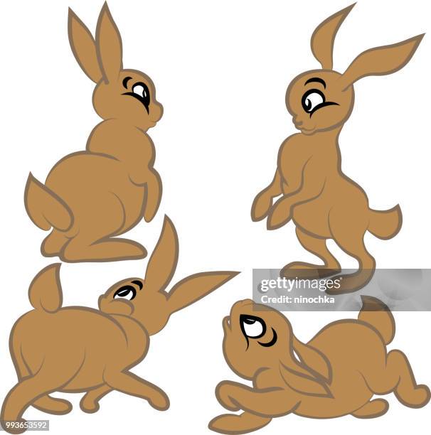 Cartoon Marching Rabbit Rabbit Jumping Cartoon Photos and Premium High Res Pictures - Getty Images