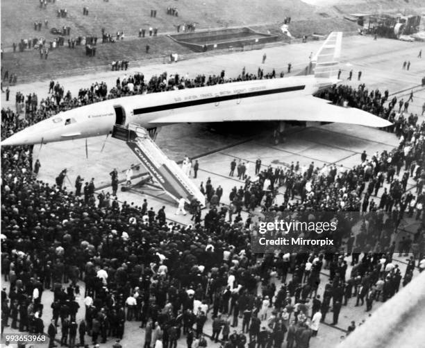 Concorde Test Ribbon Concorde 002 Prototype Photos and Premium High Res Pictures - Getty Images
