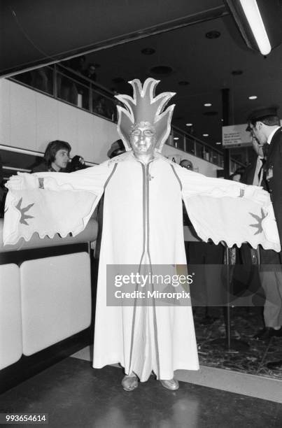 Inaugural commercial flights of the supersonic airliner Concorde on 21st January 1976, seven years after its maiden test flight. One British Airways...