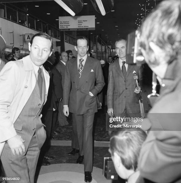 Inaugural commercial flights of the supersonic airliner Concorde on 21st January 1976, seven years after its maiden test flight. One British Airways...