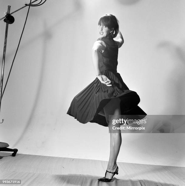 Studio Portraits of Una Stubbs, who will dance in the Wayne and Shuster Show in the BBC variety Show, 2nd September 1965.