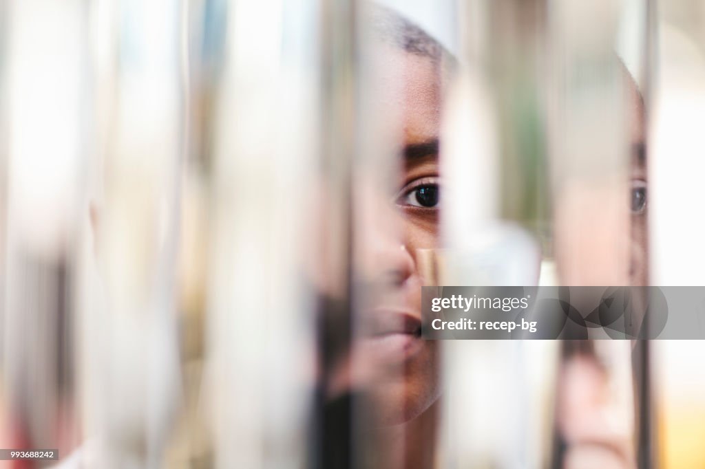 Portrait of African American woman