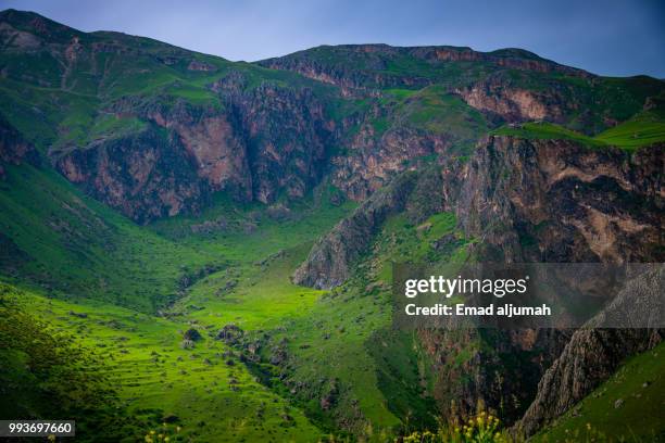 mountains of quba rayon, azerbaijan - rayon stock pictures, royalty-free photos & images