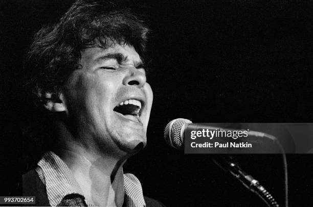 Musician John Prine performs on stage at the Park West in Chicago, Illinois, September 23, 1978.