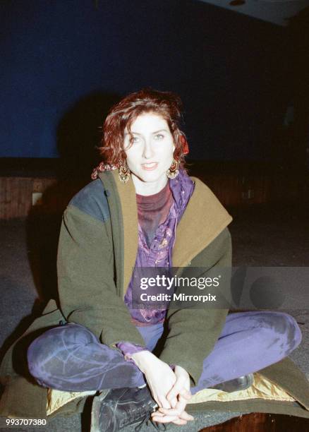 Eddi Reader, Scottish singer songwriter pictured Thursday 17th January 1991 .