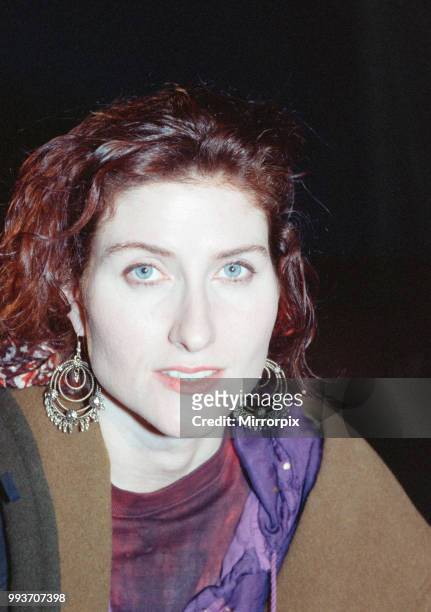Eddi Reader, Scottish singer songwriter pictured Thursday 17th January 1991 .