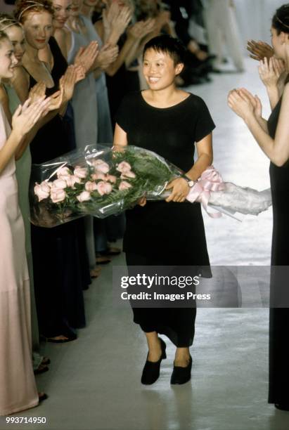 Hang Fen circa 1998 at New York Fashion Week.