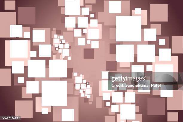 mosaic shapes background - light brown background stock illustrations