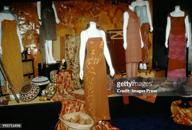 Diane Von Furstenberg clothing circa 1998 in New York.