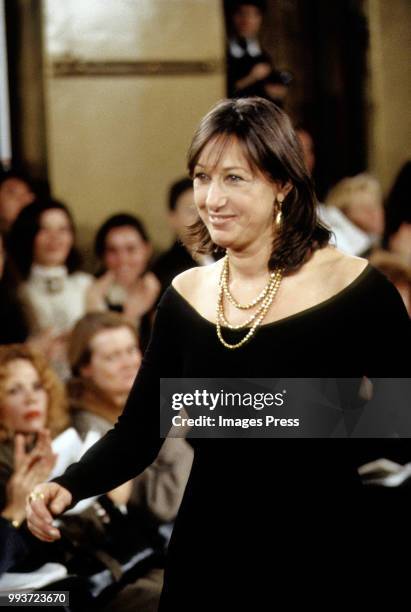 Donna Karan during New York Fashion Week circa 1993 in New York.