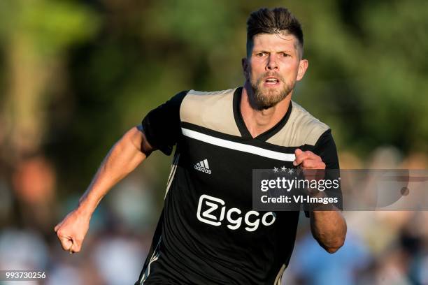 Klaas Jan Huntelaar of Ajax during the friendly match between Ajax Amsterdam and Steaua Bucharest on July 7, 2018 at Sportpark Achterveen in Hattem,...