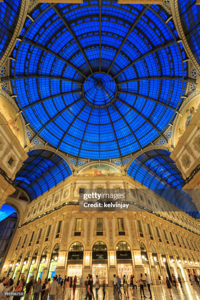 Das Einkaufszentrum Galleria Vittorio Emanuele II in Mailand, Italien