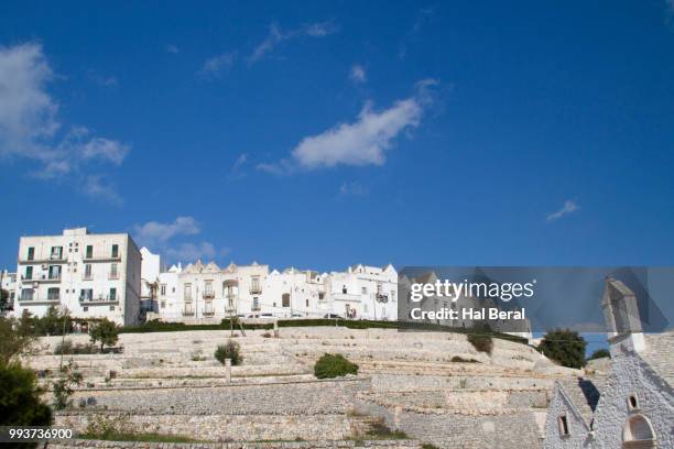 view of locorotondo - locorotondo stockfoto's en -beelden