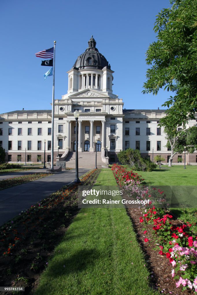 State Capitol of South Dakota and park