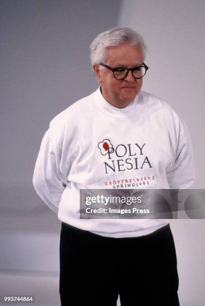 Geoffrey Beene circa 1992 in New York.